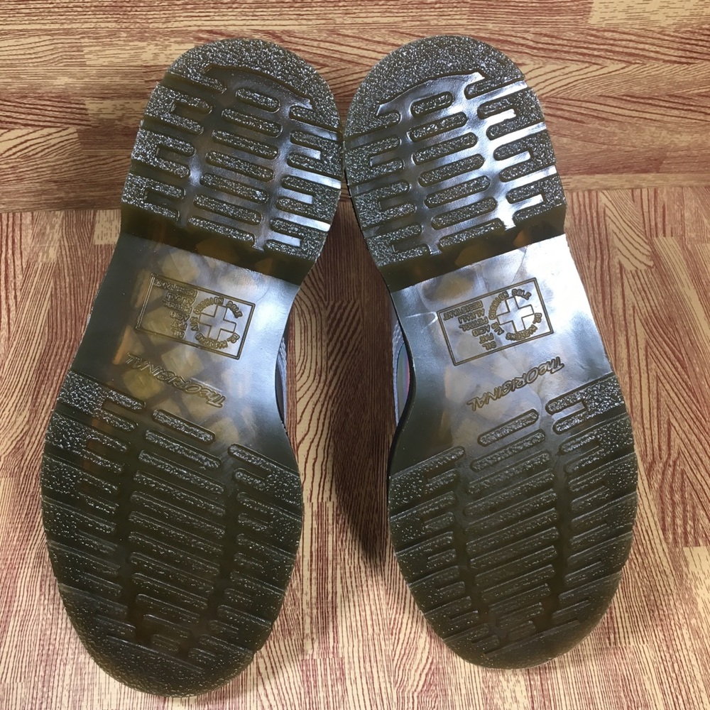 Dr Marten Pascal Ankle Combat Boot Metallic Silver - Picture 8 of 8